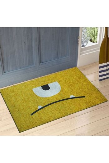 Stepmat Monster Emoji Double Sided Rubber Door Mat