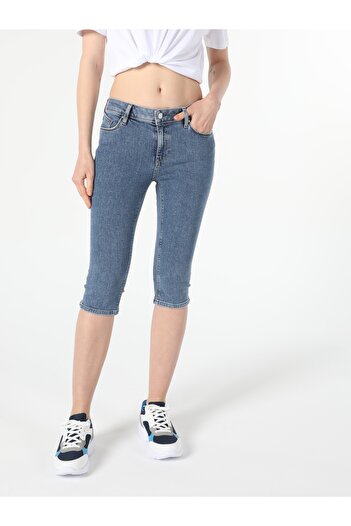 Colin's Γυναικείο τζιν σορτς Super Slim Fit Mid Waist - Cl 1054632