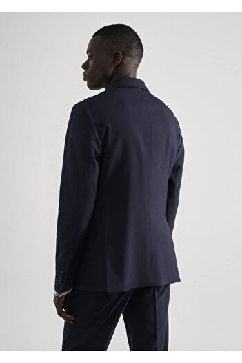 MANGO Man Streç Kumaştan Dar Kesim Blazer Ceket