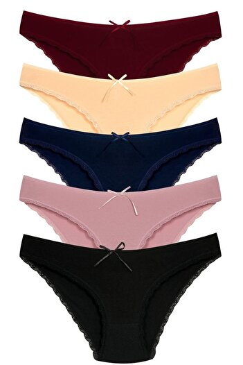 Newlilla 1101 Bikini damă T. Pachet chiloți din dantelă V31