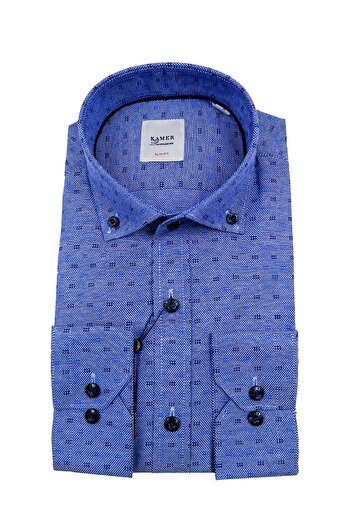 KAMER Чоловіча сорочка Slim Fit 2054 Bgl-st02517