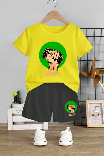 MYADA No Game Life Printed Children's Set - Crew Neck, Set of 2 20040