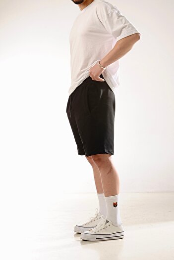 BÜYÜKKOL Cotton Two Thread Knitted Shorts