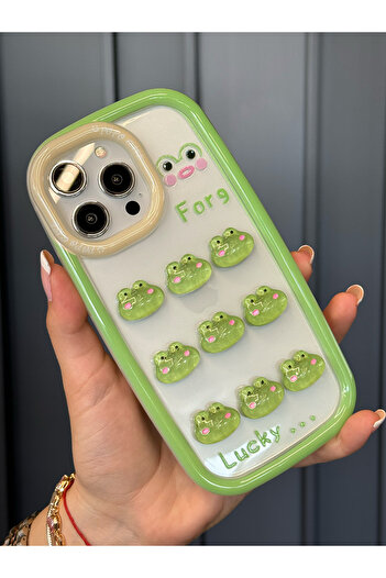 OSG iPhone 14 Pro Max Compatible 3D Character Patterned Shock Absorbing Luxury Full Protective Case