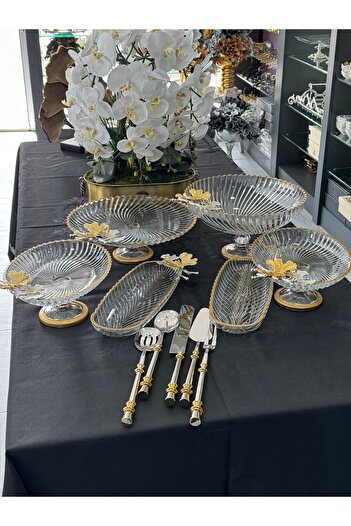 Santara Avangard Special Design - Double Butterfly 6 Pieces Presentation and 5 Pieces Service Set