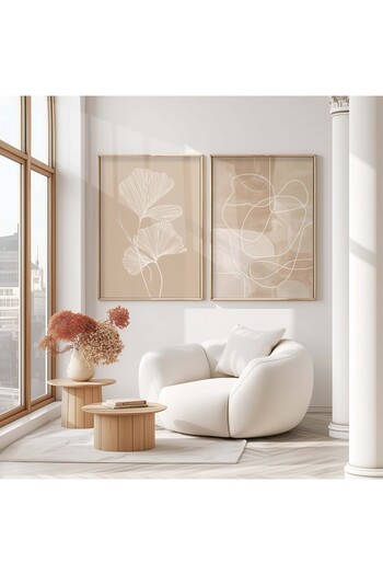 STARYUNA Wooden Framed 2-Piece Boho Painting Yuna4