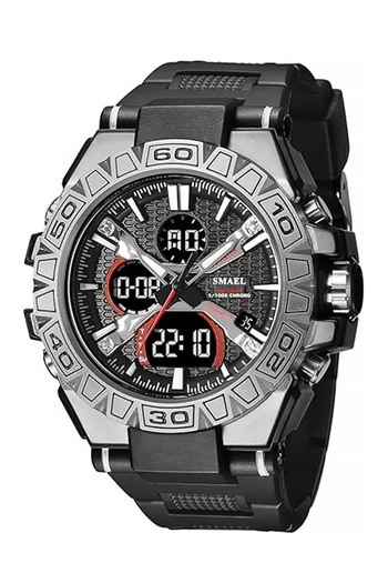 SMAEL 8071 Model Men's Digital and Analog Wrist Watch