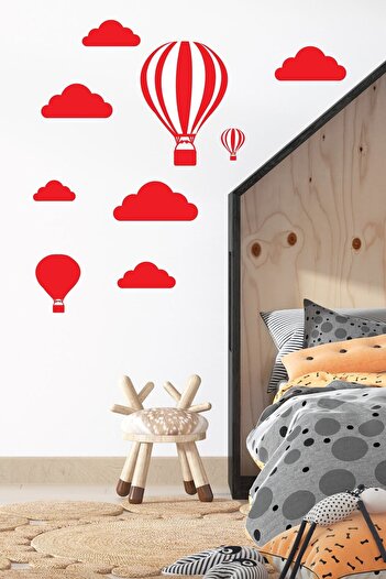 212shop | Flying Balloons And Cloud Baby Kids Room Sticker