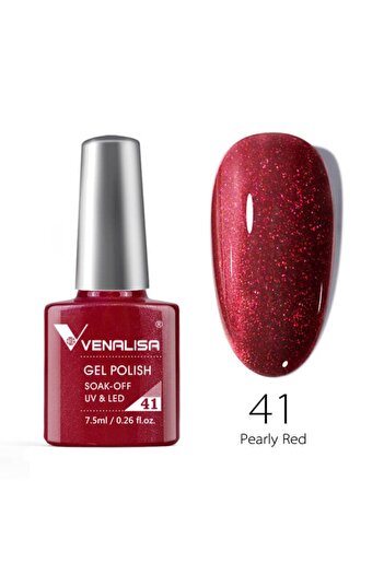 Venalisa 7.5 ml Uv Led Kalıcı Oje Pearly Red No.41