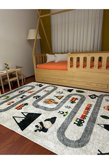 ALLGELSİN Yıkanabilir Kaymaz Taban Çocuk odası Halısı Üç Farklı Ölçü Seçeneği Bebek Odası Halıları Oyun Halısı