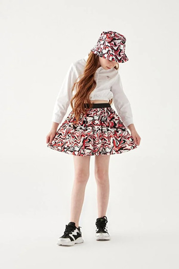 Tyess Girl's Patterned Skirt