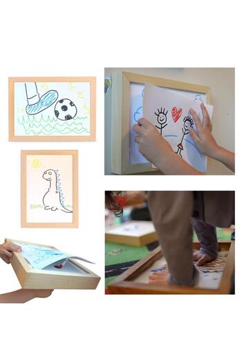 Myminibaby Ahşap Oyuncak Etkinlik Resim Çerçeve Artbox