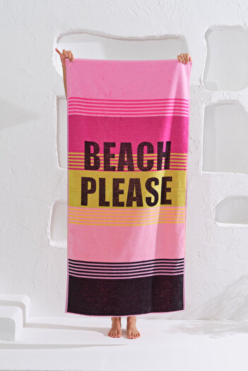 Homelover 100% Cotton Patterned Beach Towel - Sea Towel - Beach Towel - 75x150cm