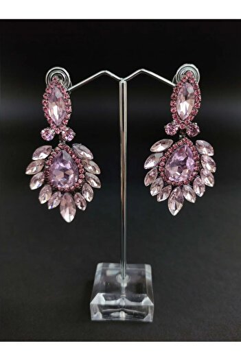 safhas Women's Earrings Crystal Stone Henna Wedding Bridal Earrings – Bijoux Earrings – Bijoux Earrings – Bijoux Earrings