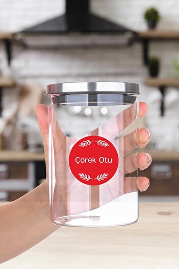 212shop 48-Piece Kitchen Spice Pulses Jar Label Sticker Set