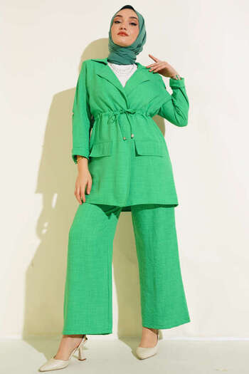 VOLT CLOTHİNG Linen Suit - Women's Jacket