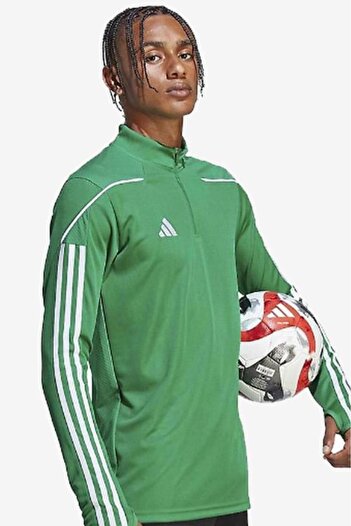 adidas Πράσινο ανδρικό μπλουζάκι προπόνησης - Tiro23 L TR Top, ADIC7879