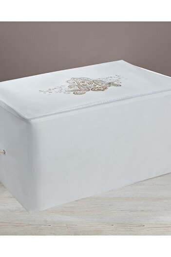 English Home White Lace Damask Scrap - 64X41X35 Cm, 5680Series
