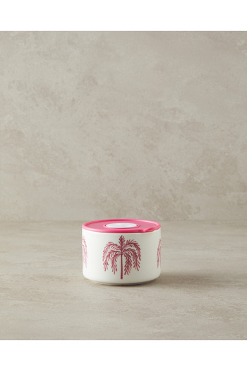 English Home Pink Carnival Tree New Bone China Storage Container