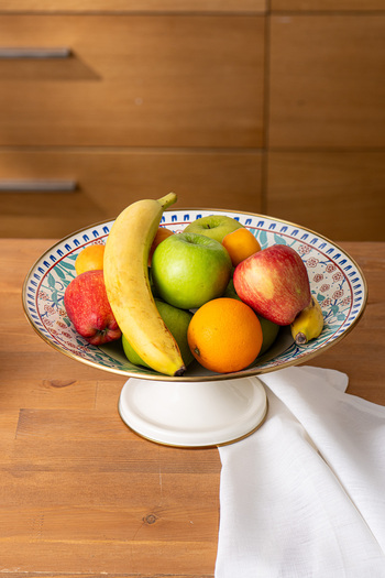 Emsan 32 Cm Hasbahçe Enameled Fruit Bowl