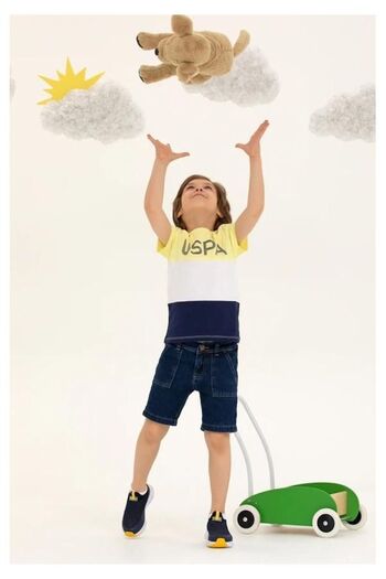 U.S. Polo Assn. Boys' Light Yellow T-Shirt