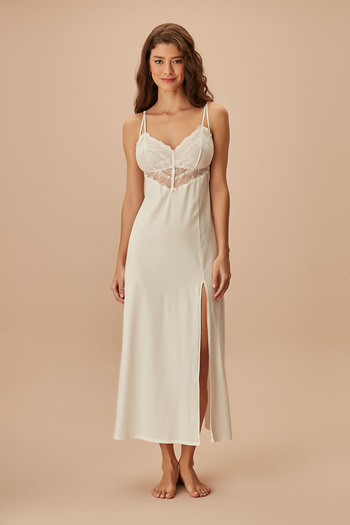 SUWEN Mi Amore Long Nightgown - Comfortable and Stylish Design