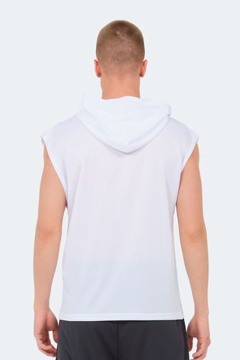 Slazenger Ανδρικό αμάνικο λευκό μπλουζάκι ONDINA IN