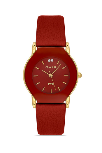 Omax Leather Women's Watches 00CE0015QRF6