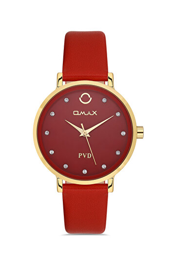 Omax Leather Women's Watches 00ZE0006QR06