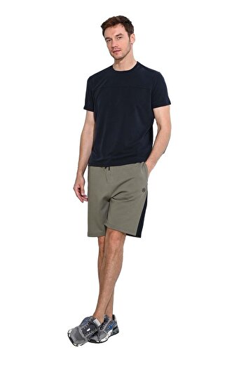 Jiber Men's Modal Black Pique Shorts Set 15213