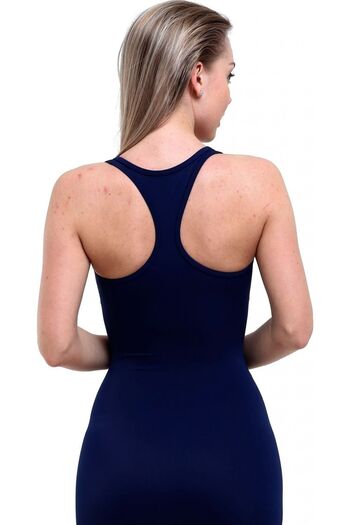 Argisa Women's Navy Blue Red Swimsuit