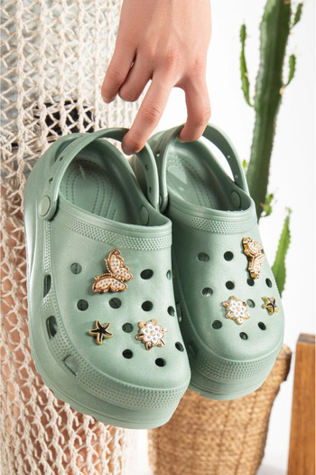 ZSHOES Stone Patterned Non-Slip Sole Girls' Slippers/Sandals ZSHOES