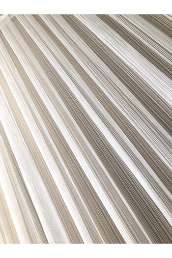 Brillant Striped Tulle New Model Tulle Curtain 1 E 2.5 Pile Medium Pile
