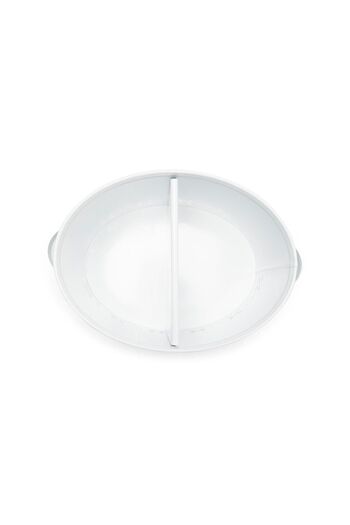 EVSTYLE Potato Onion Bucket with Metal Compartments White - 18 Lt