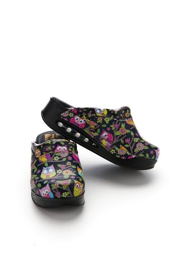 SABOTERLİK Patterned Air Sole Wedge Heeled Orthopedic Hospital Nurse Women's Slippers
