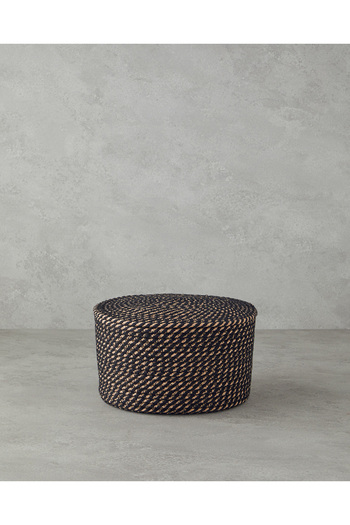English Home Terra Cotton Storage Box Natural-Black