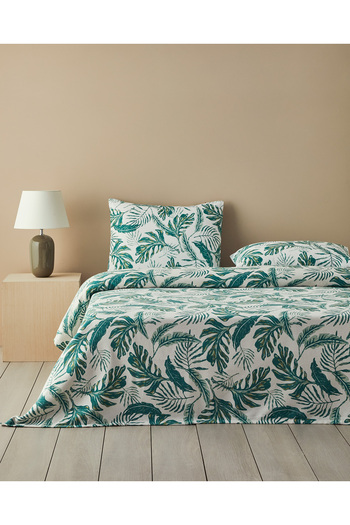 English Home Green Tropical Breeze Single Pique Set