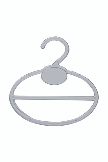 ASKI STORE Brandless Shawl Hanger Transparent Plastic - 48 Pieces