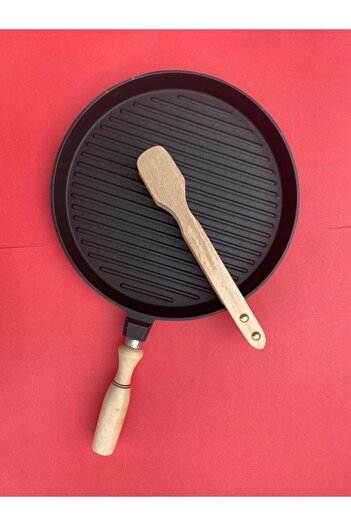 CANSUYU Cast Iron Grill Pan (31 CM DIAMETER)
