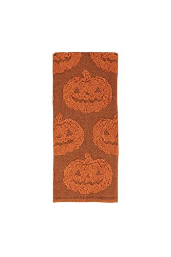 Baveno Halloween Patterned 100% Cotton 40x66 cm Hand and Face Towel Set - Baveno