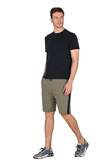 Jiber Men's Modal Black Pique Shorts Set 15213