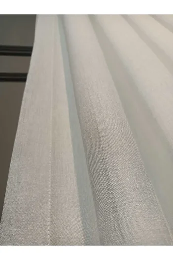 Brillant ,natural Linen Tulle, 1/2,5 Medium Pleat, Don't Want Iron