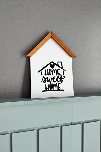 Tooall Magnificent Decorative House Shaped Painting That You Can Use in Every Corner of Your Home, Single, Home Sweet Home