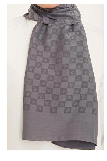 FRESCO SCARFS Armine Trend P.Monogram A Модель - Бавовняний жіночий хіджаб-шаль