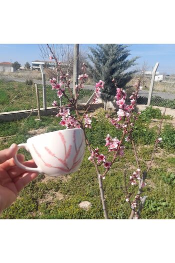 Ayşegül'ün Seramik Atölyesi Trophy with Branch
