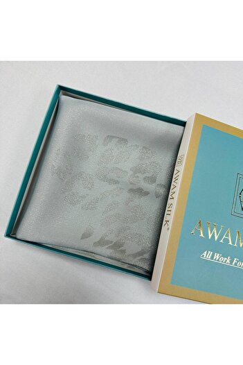 AWAM SILK Leopard Patterned Glitter Cakar Shawl & Evening Dress Shawl 190X70 cm