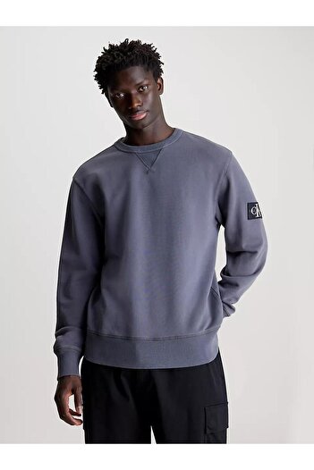 Calvin Klein WASHED BADGE CREW NECK