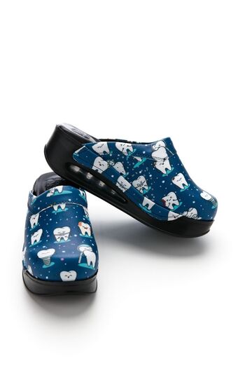 SABOTERLİK Patterned Air Sole Wedge Heeled Orthopedic Hospital Nurse Women's Slippers