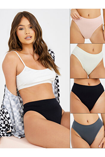 Styli Pack of 4 - Textured Seamless Bikini