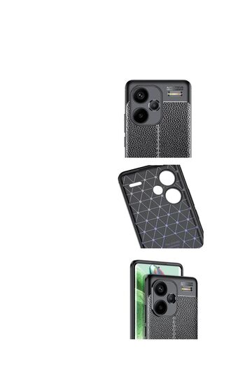 halkhouse Oppo Reno 3/A91 Kılıf Kamera Koruyuculu Niss Deri Görünümlü Silikon Kapak